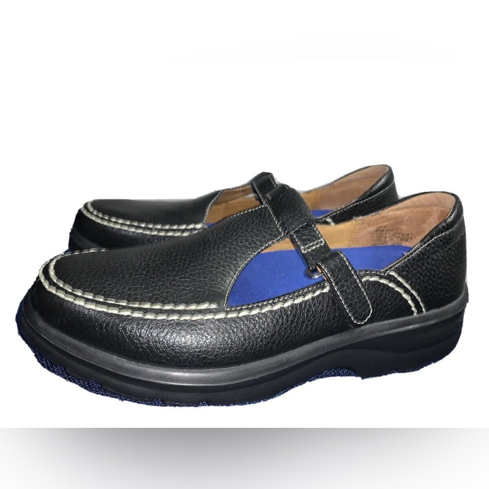 Dr. Comfort Womens Shoes 4610 Lulu Black Leather Mary Jane Loafer 8.5W Size